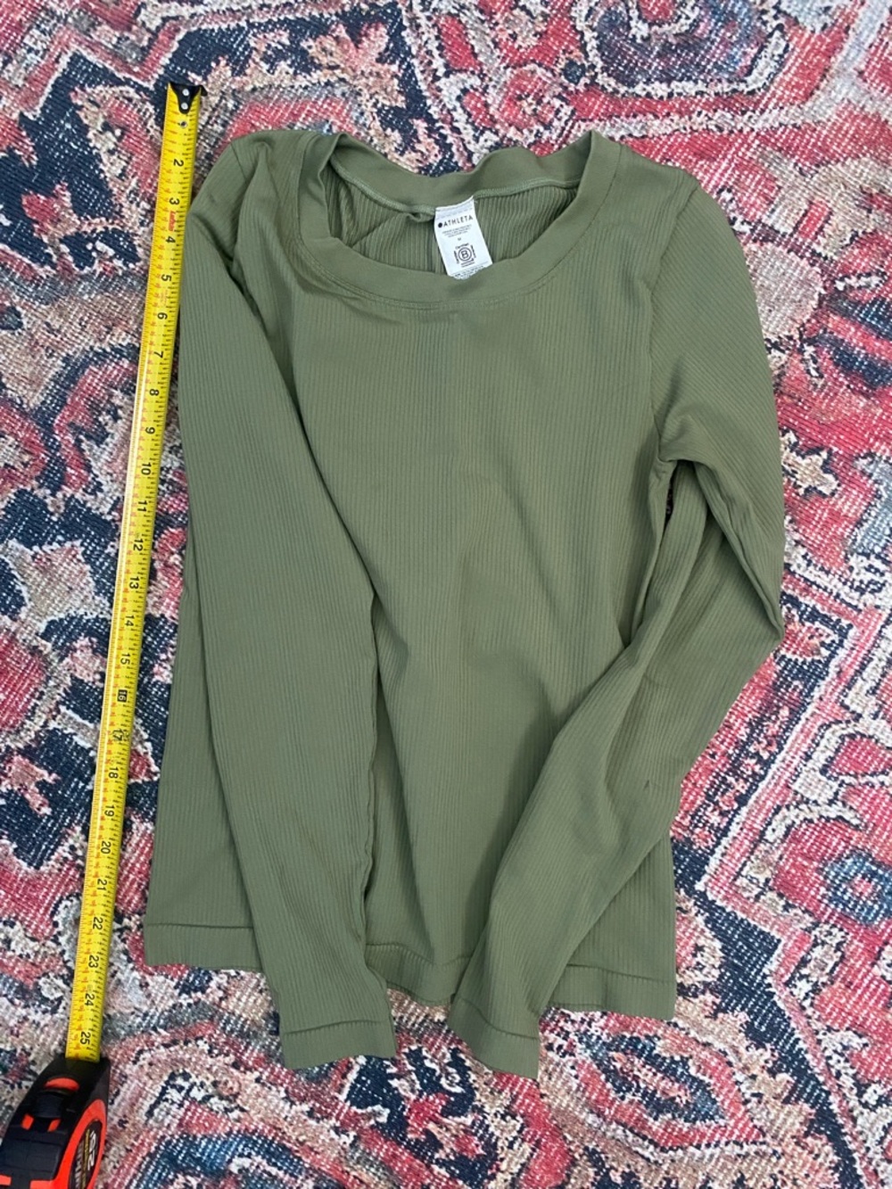 Athleta Renew Seamless Crewneck Top in Eucalyptus
